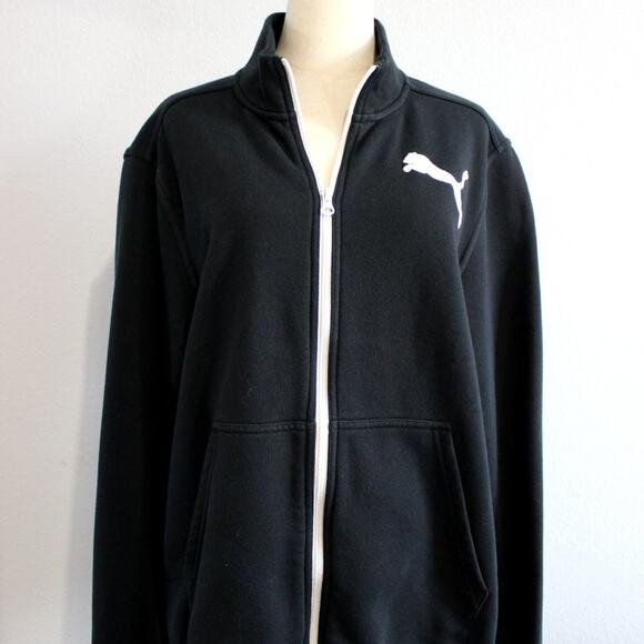 Puma Warm Cell Fleece Track Jacket Size Large - Picture 3 of 9